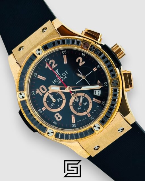 BIG BANG WOMEN NUMBERS BLACK DIAMOND-R/BLACK - BLACK - ROSE