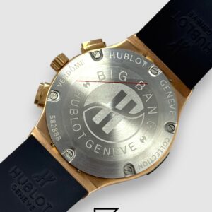 ⁦Hublot Big Bang Women – Black Dial, White Diamond Bezel & Rose Gold⁩ - الصورة ⁦3⁩