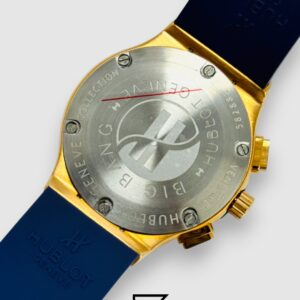 ⁦Hublot Big Bang Women – Blue Diamond Bezel, Rose Gold & Blue Dial⁩ - الصورة ⁦3⁩