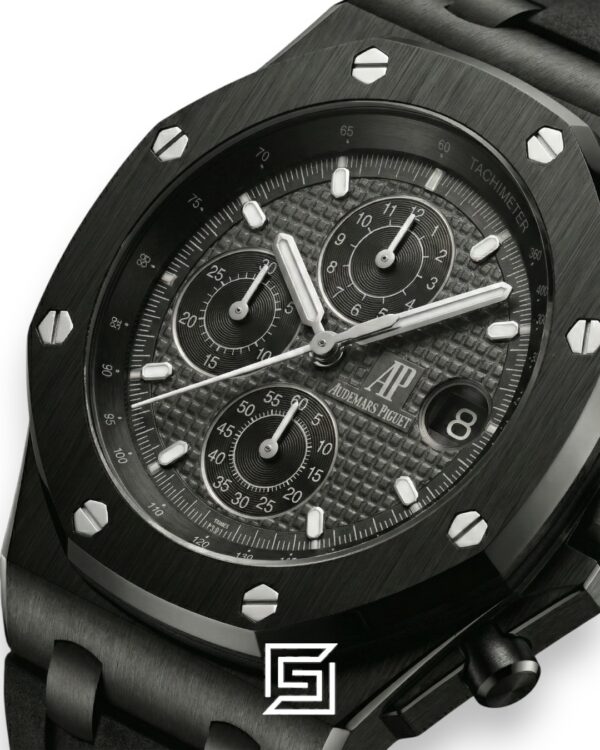 Audemars Piguet Royal Oak Offshore Full Black – Rubber Strap – Quartz