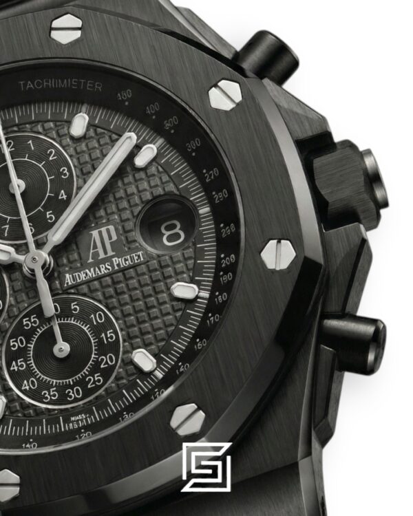 Audemars Piguet Royal Oak Offshore Full Black – Rubber Strap – Quartz