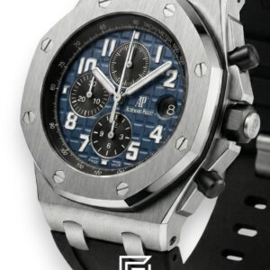 AP Royal Oak Offshore Chronograph Blue Dial Black Counters - 42mm - Image 2