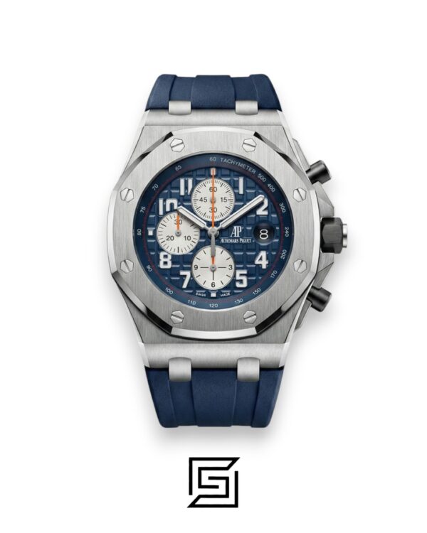 AP Royal Oak Offshore Chronograph Blue Silver Bezel
