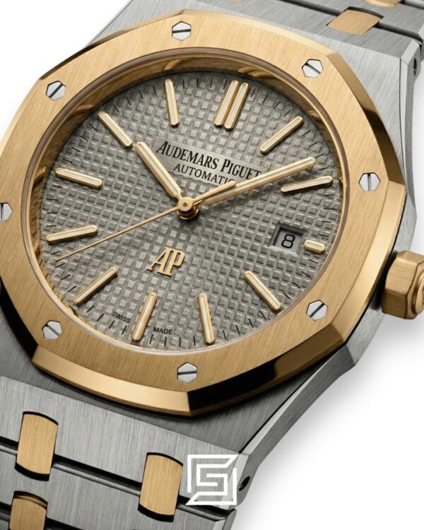Royal Oak WF0851 Automatic Half Gold Stainless Steel 316 with Grey Flat Tapisserie Dial