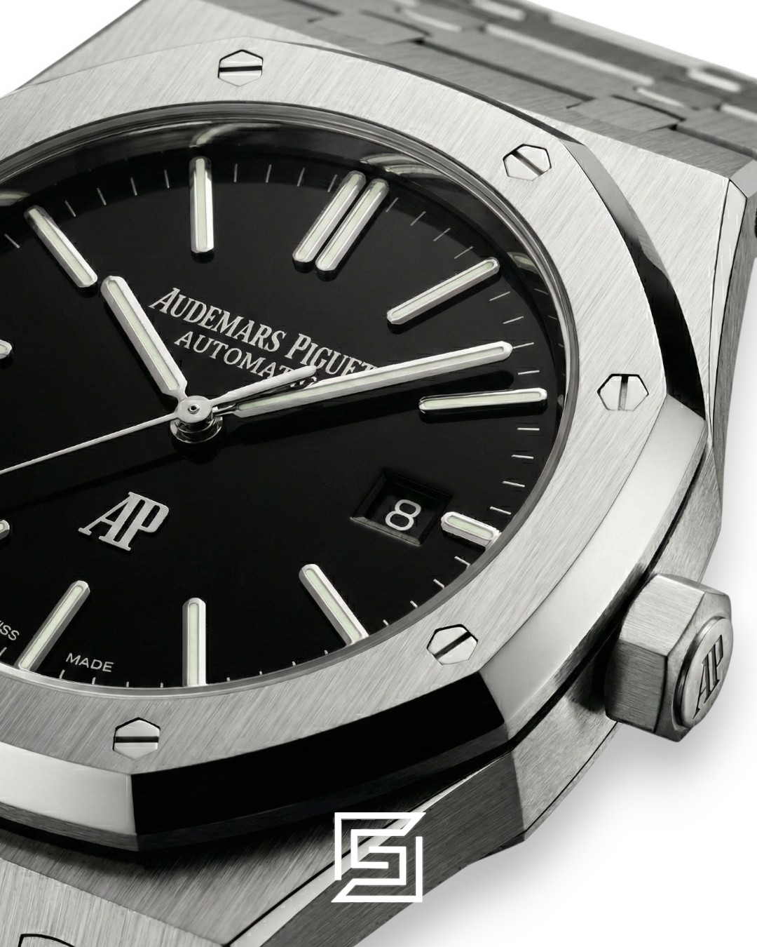 Audemars Piguet Royal Oak Automatic Flat Black Shine – Stainless Steel - Image 2