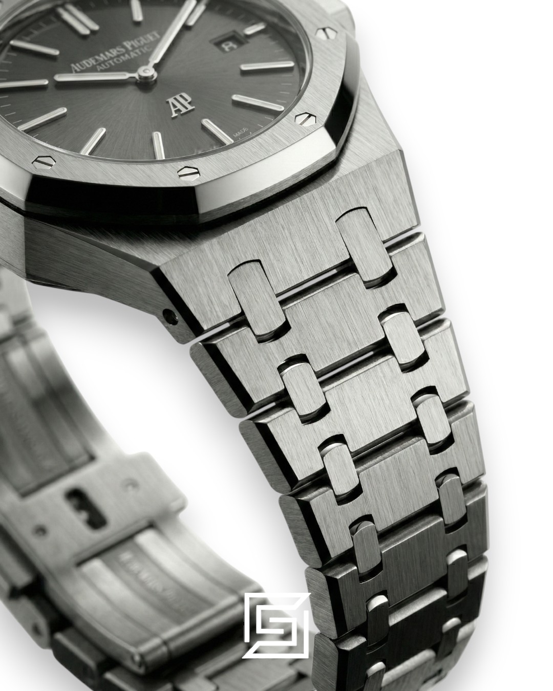 ⁦Audemars Piguet Royal Oak Automatic Flat Grey Shine – Stainless Steel⁩ - الصورة ⁦3⁩