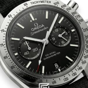 ⁦Omega Speedmaster Co-Axial Chronograph – Black Dial & Nylon Strap⁩ - الصورة ⁦2⁩