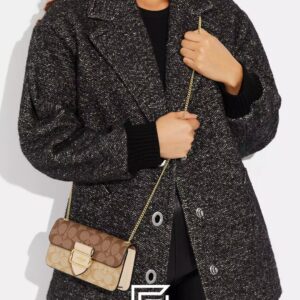 Bags,Leather,Women Morgan Crossbody In Blocked Signature Canvas CH167 Coach