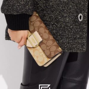 Bags,Leather,Women Morgan Crossbody In Blocked Signature Canvas CH167 Coach
