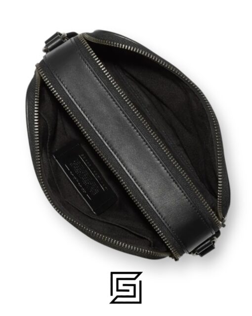 Bags,Leather,Men,Women Graham Crossbody Bag In Blocked Signature Canvas With Varsity Stripe C9965 Coach