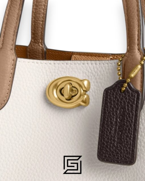 Bags,Leather,Women WILLOW TOTE BAG 18 CW549 White Coach