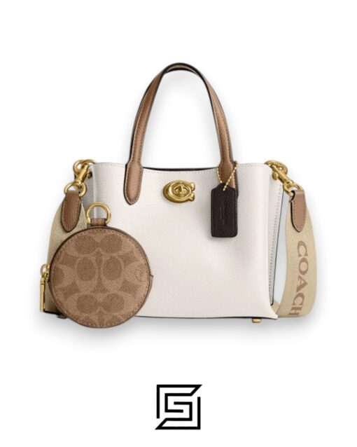 Bags,Leather,Women WILLOW TOTE BAG 18 CW549 White Coach