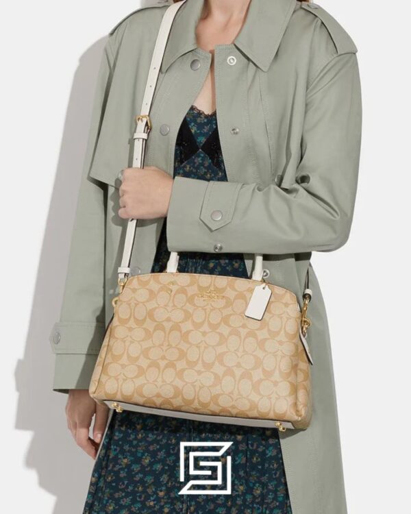 Bags,Leather,Women Lillie Carryall In Signature Canvas 91495 Coach