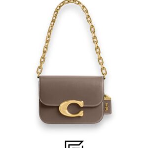 Bags,Leather,Women Idol Bag Style No.CM557 Light Brown Coach