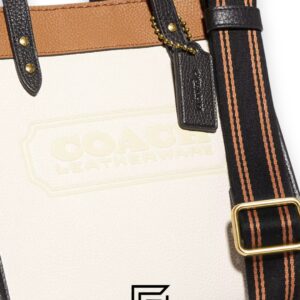 Bags,Leather,Women Field Tote 22 In Colorblock With Coach Badge C3461 Coach