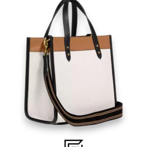 Bags,Leather,Women Field Tote 22 In Colorblock With Coach Badge C3461 Coach