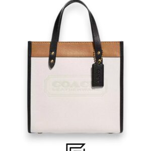 Bags,Leather,Women Field Tote 22 In Colorblock With Coach Badge C3461 Coach