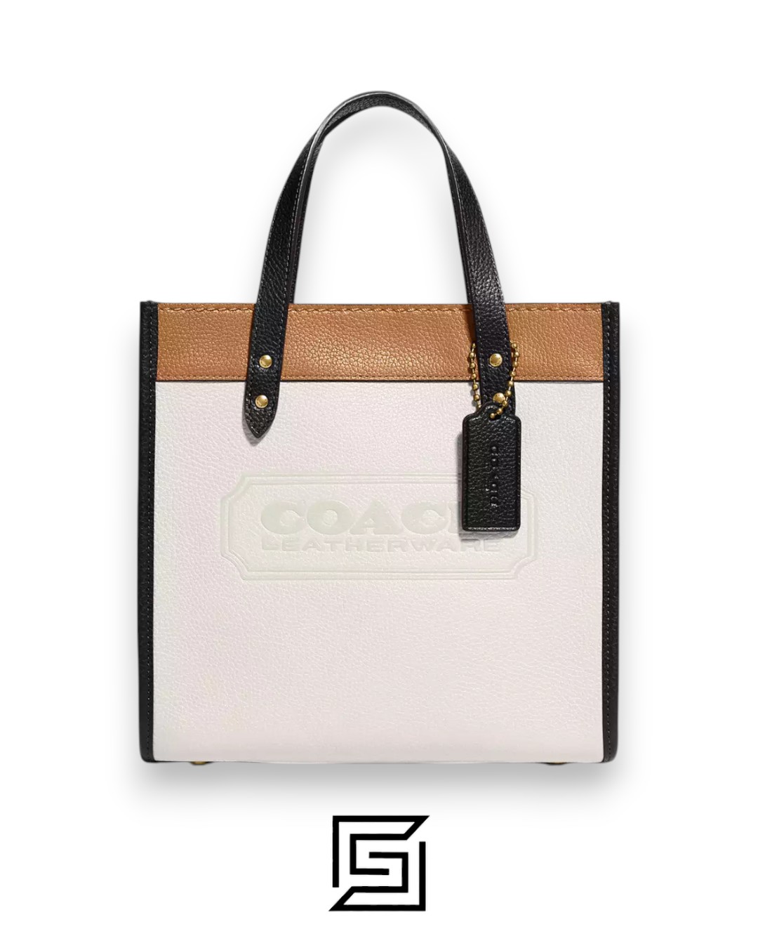 Bags,Leather,Women Field Tote 22 In Colorblock With Coach Badge C3461 Coach