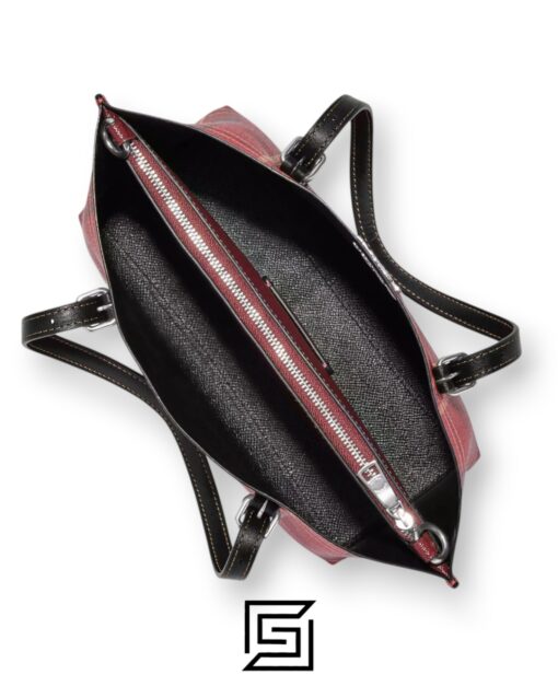 Bags,Leather,Women Mollie Tote Bag 25 With Tartan Plaid Print CC874 Coach