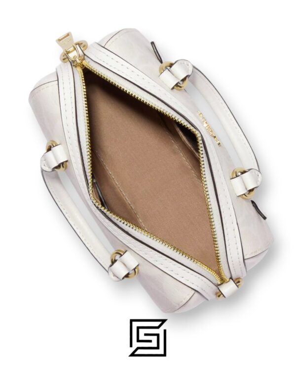 Bags,Leather,Women Mini Rowan Crossbody In Signature Canvas C9947 White Coach
