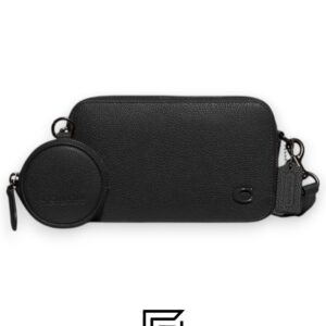 Bags,Leather,Men,Women Charter Slim Crossbody CC070 Black Coach