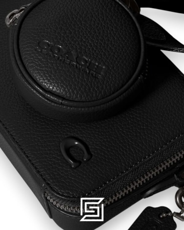Bags,Leather,Men,Women Charter Slim Crossbody CC070 Black Coach