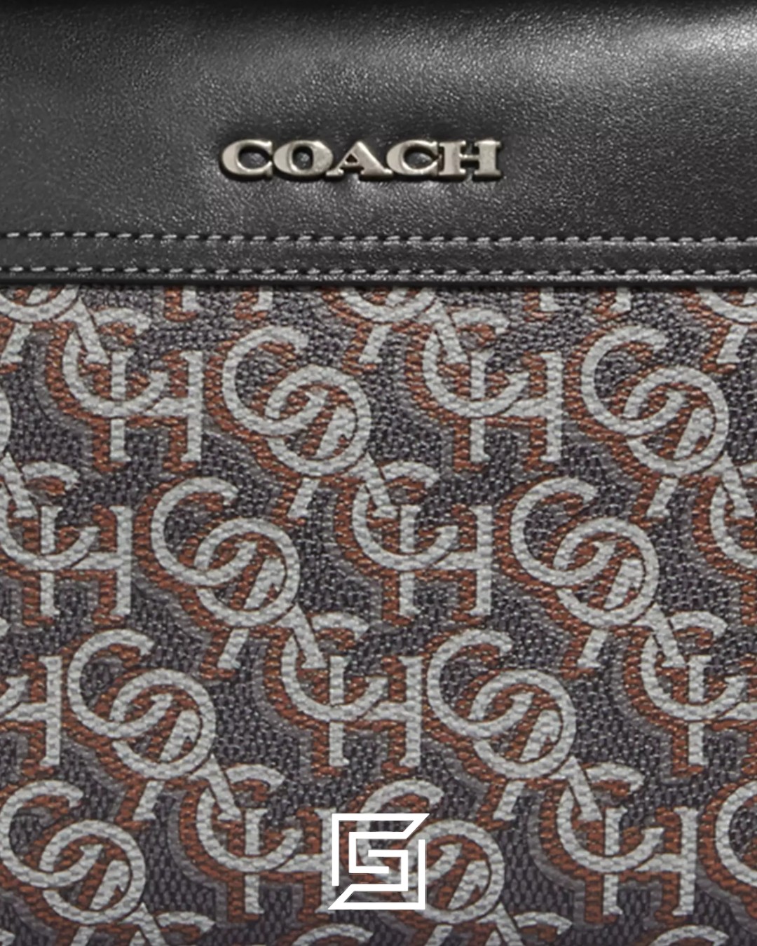 Bags,Leather,Men,Women Graham Crossbody Bag With Coach Monogram Print CF484 Coach