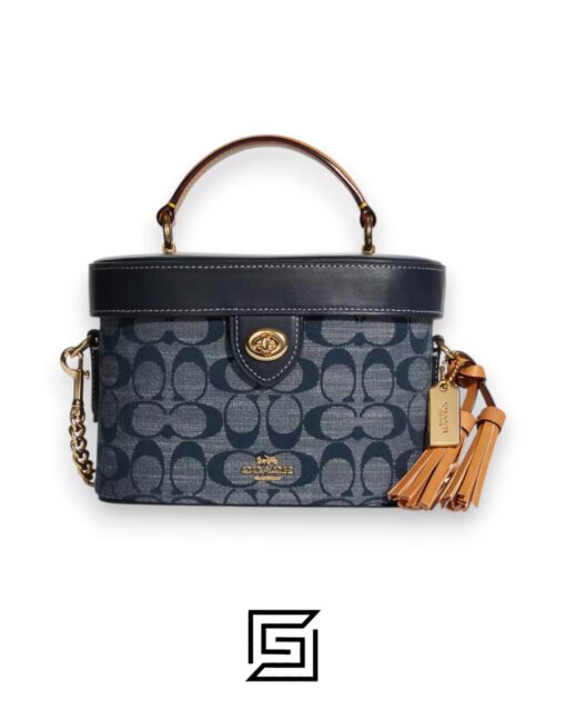 Bags,Leather,Women Kay Crossbody In Signature Chambray C8165 Coach