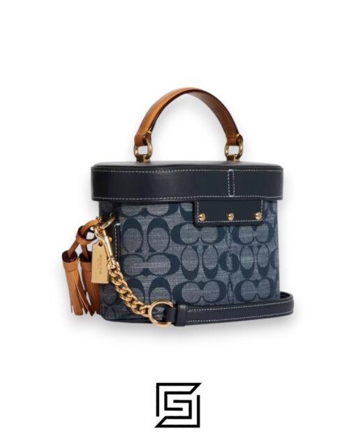 Bags,Leather,Women Kay Crossbody In Signature Chambray C8165 Coach