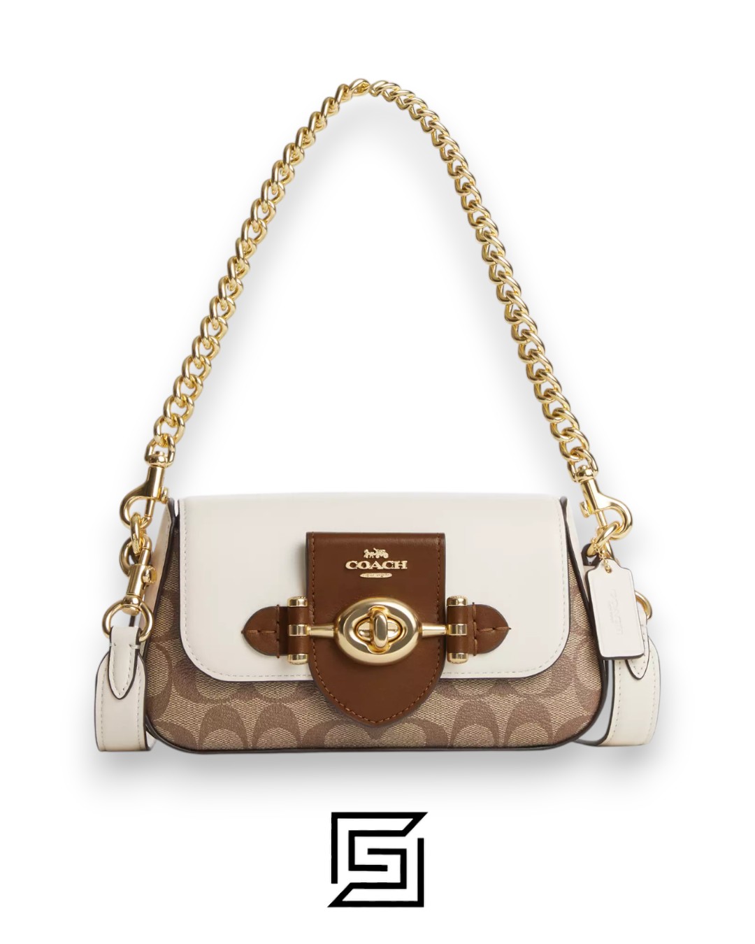 Bags,Leather,Women Brie Shoulder Bag In Colorblock Signature Canvas CM064 Coach