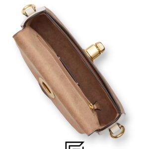 Bags,Leather,Women Brie Shoulder Bag In Colorblock Signature Canvas CM064 Coach