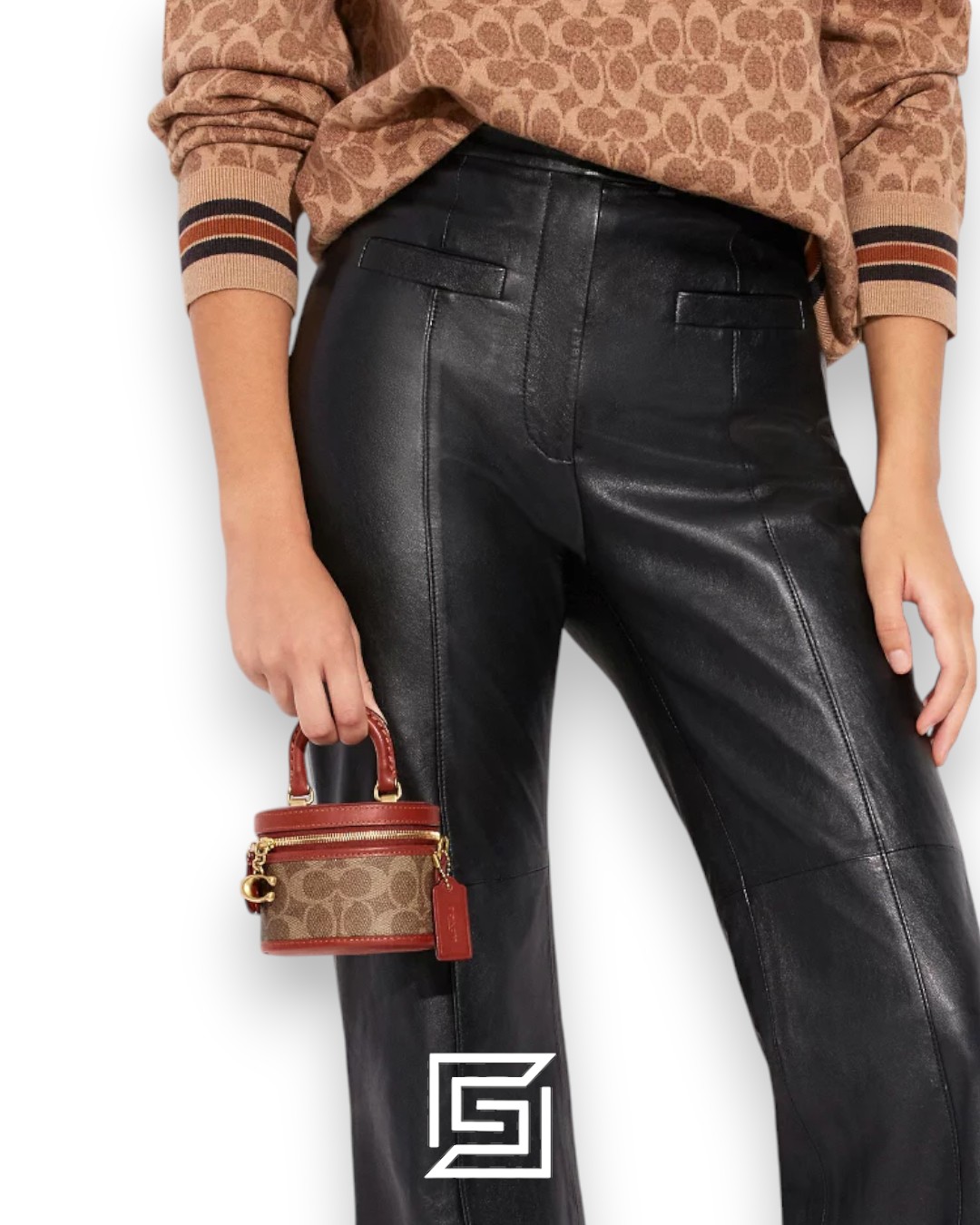 Bags,Leather,Women Trail Crossbody 12 In Signature Canvas CE768 Coach