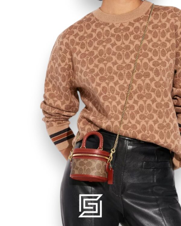 Bags,Leather,Women Trail Crossbody 12 In Signature Canvas CE768 Coach