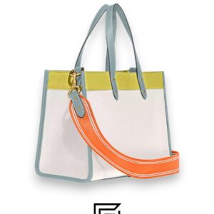 Bags,Leather,Women Tote 30 in Colorblock with Coach Patch C0777 Coach