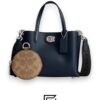 Bags,Leather,Women WILLOW TOTE BAG 18 CW549 Blue Coach