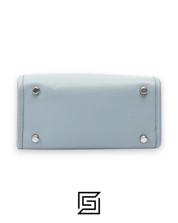 Bags,Leather,Women Dempsey Tote 22 In Signature Jacquard With Stripe And Coach Patch Style No. C8417 Light Blue Coach