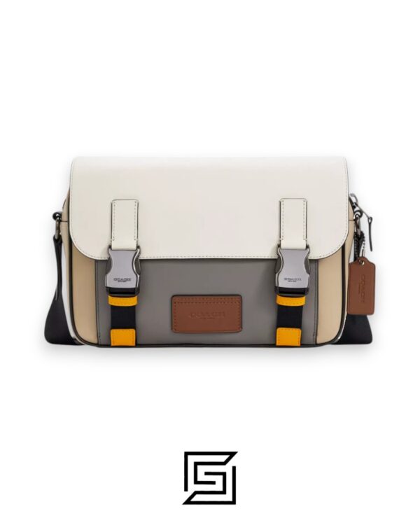 Bags,Leather,Men,Women Track Crossbody Bag In Colorblock C4021 Coach