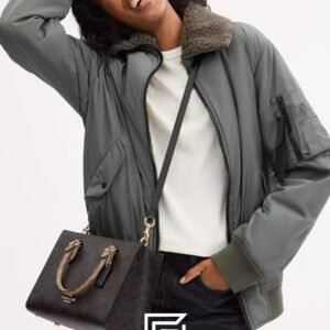 Bags,Leather,Women Maggie Small Tote Bag In Blocked Signature Canvas CY676 Coach