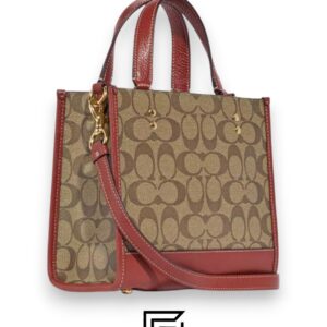 Leather,Women Coach X Peanuts Dempsey Tote Bag 22 In Signature Canvas With Patches CE851 Coach