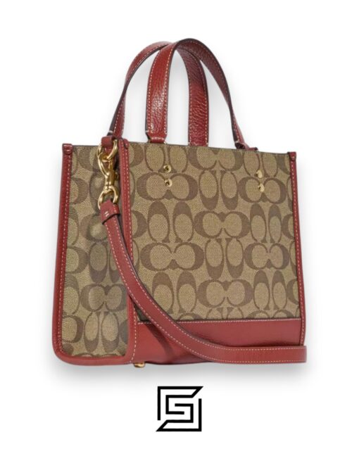 Leather,Women Coach X Peanuts Dempsey Tote Bag 22 In Signature Canvas With Patches CE851 Coach