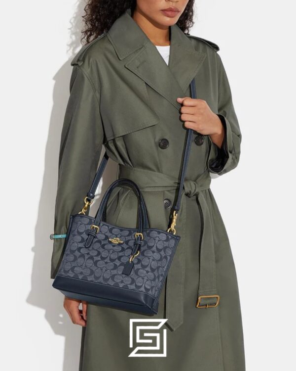 Bags,Leather,Women Mollie Tote 25 In Signature Chambray CH228 Coach