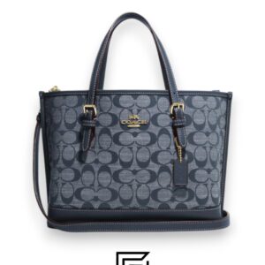 Bags,Leather,Women Mollie Tote 25 In Signature Chambray CH228 Coach