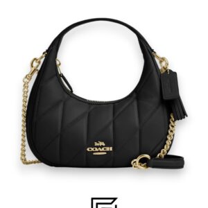 Bags,Leather,Women Carmen Mini Crossbody Bag With Quilting CY710 Black Coach