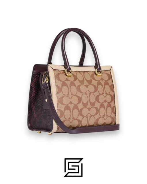 Bags,Leather,Women Grace Carryall In Signature Canvas Coach