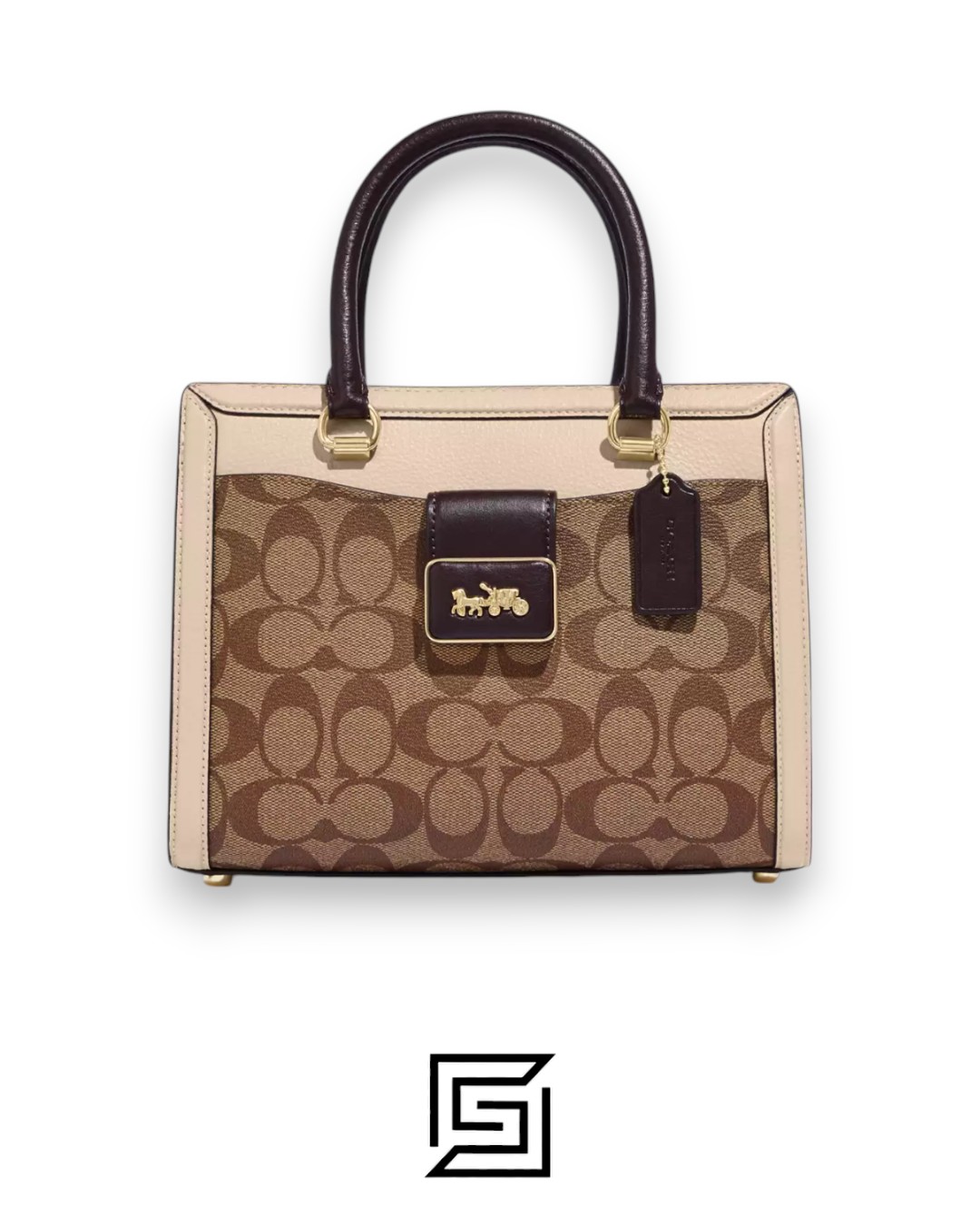 Bags,Leather,Women Grace Carryall In Signature Canvas Coach