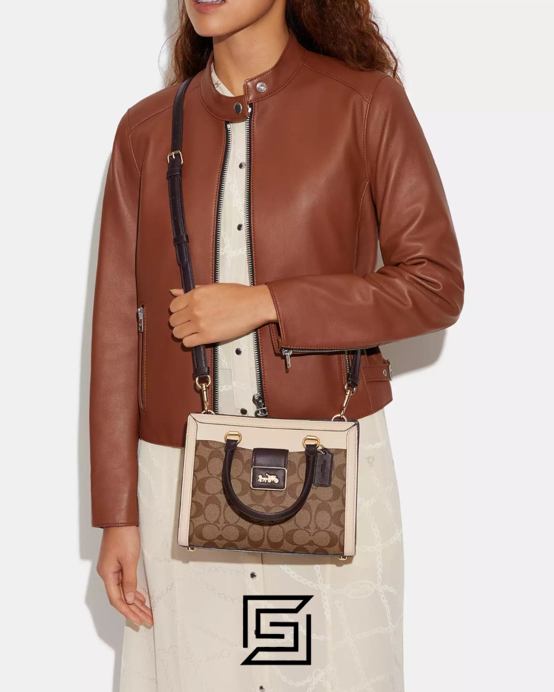 Bags,Leather,Women Grace Carryall In Signature Canvas Coach