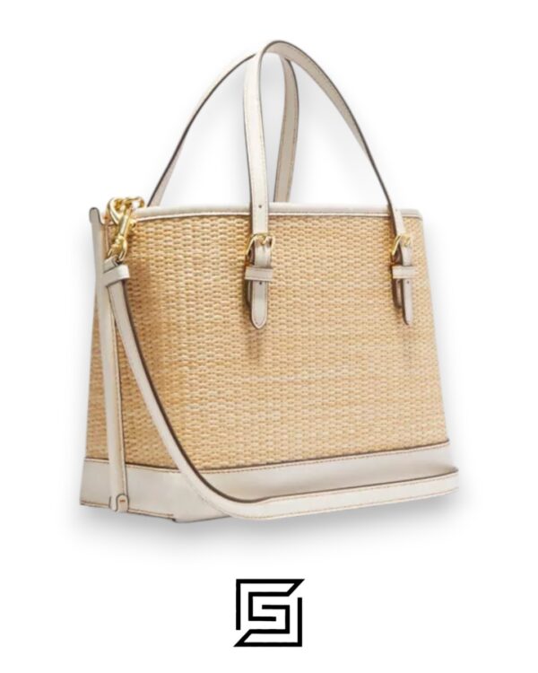Coach- Mollie Tote 25 In Straw Gold/Chalk Multi CH210