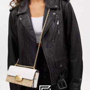 Leather,Women Eliza Flap Crossbody Bag In Signature Canvas CR528 White Coach