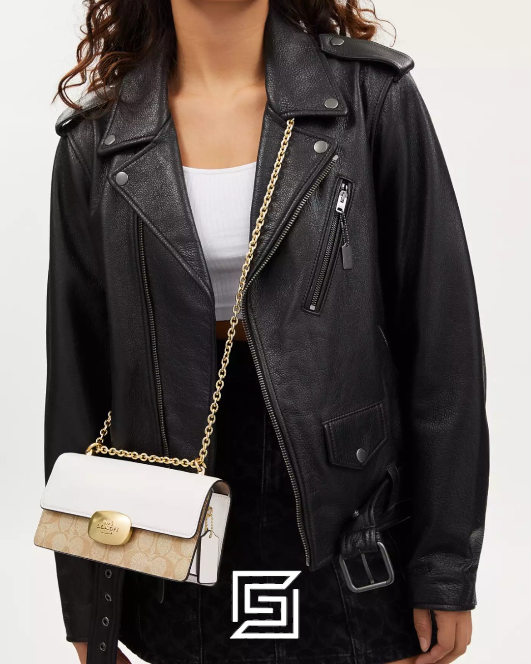 Leather,Women Eliza Flap Crossbody Bag In Signature Canvas CR528 White Coach