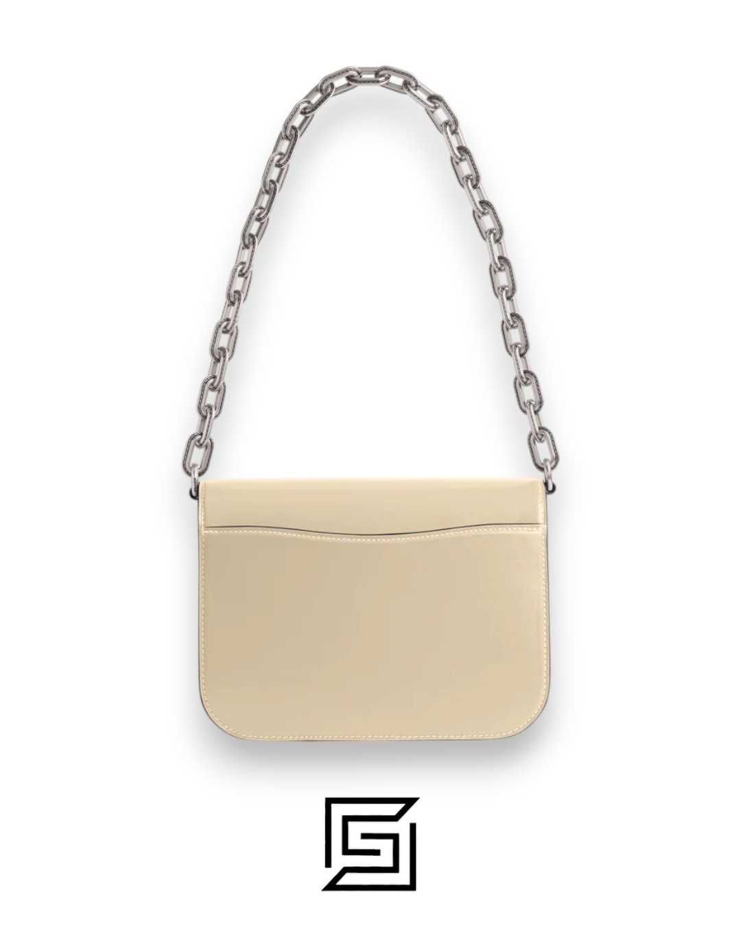 Leather,Women Idol Bag Style No.CM557 Cream Coach